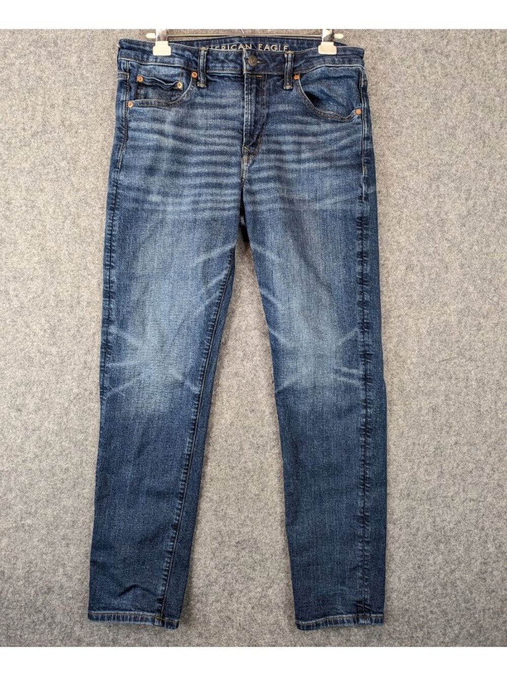 American Eagle AirFlex Blue Jeans Mens 32x32 Medium Wash Stretch Fit Denim